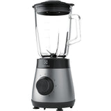 Blender Electrolux E4TB1-6ST, 800W, 1,5 l, 5 viteze + Pulse, 4 lame inox, cana sticla termo-rezistenta, inox / negru