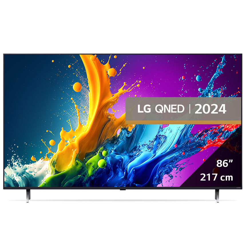 Televizor LG QNED 86QNED80T3A, 218 cm, Smart, 4K Ultra HD, Clasa E (Model 2024)