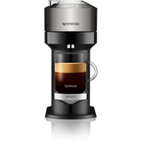 Espressor Nespresso by Krups Vertuo Next Deluxe XN910C10, 1500W, 19 Bar, Centrifusion™, Conectare la telefon, 1.1L, Dark chrome, + set capsule degustare