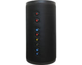 Boiler cu 2 serpentine Fornello SOL 1000 LT 2S 1000 l pentru centrala termica si solar, izolatie termica, flansa de vizitare, manta de protectie