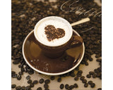 Tablou Sticla Mocca Ii 20x20 Cm