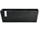 Ghiveci Ecopots Bruges Cu Sistem De Irigare Plastic 45x17x17 Cm Gri Inchis