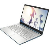 Laptop HP 15s-fq5015nq, 15.6", Full HD, Intel Core i5 -1235U, 16GB RAM, 1TB SSD, Intel Iris Xe Graphics, No OS, Albastru/Argintiu