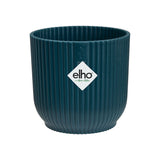 Masca ghiveci Vibes Fold 14cm rotund, culoare albastru
