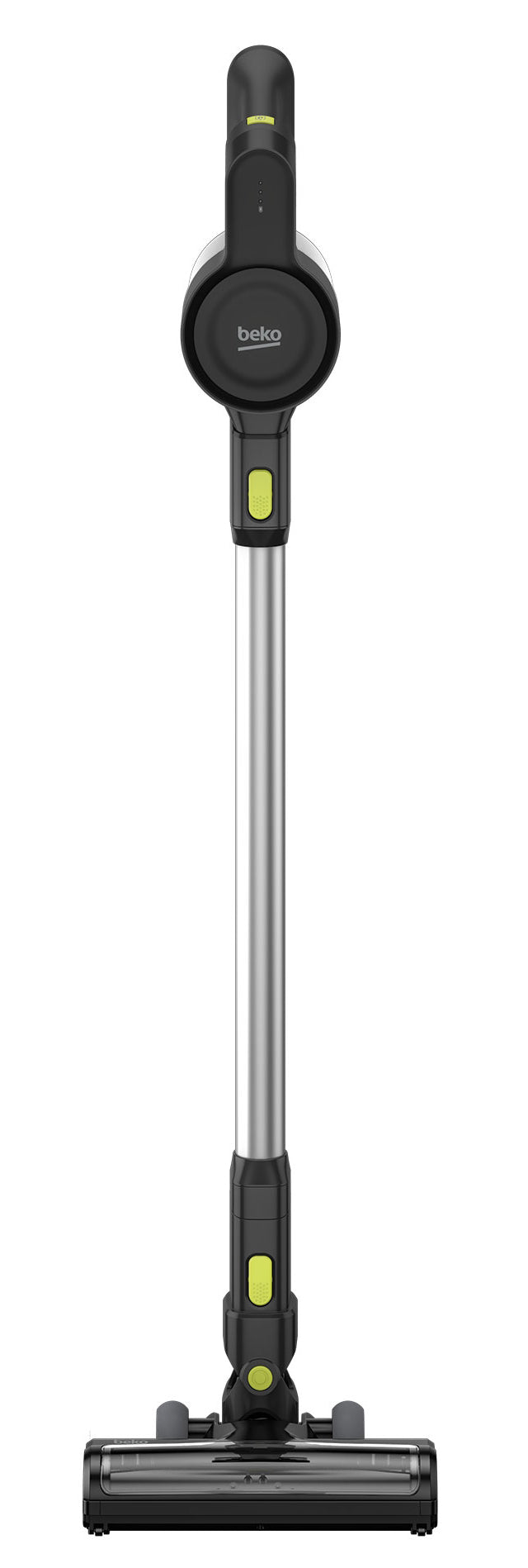 Aspirator Vertical BEKO ErgoClean VRT51225VB, 0.55l, 25.2V, Autonomie maxima 45 min, PerformCyclone, Argintiu-Negru