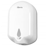 Dozator REINCARCABIL de gel dezinfectant, sapun lichid, Esenia ABS alb, cu senzor 1100 ml