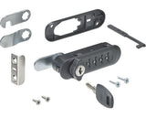 Incuietoare Aplicata Mobilier Hettich Cu Cifru, Tragere Usa Spre Stanga, Plastic Negru