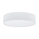 Plafoniera EGLO Pasteri, 97611, E27, 3x60W, otel, material textil, alb, 57 x 15 cm