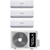 Sistem Aer Conditionat pentru 3 Incaperi, TESLA TGS-D27V9912W, 27000 BTU, A++/A+, Wi-Fi, Alb