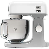 Robot de bucatarie Kenwood kMix KMX750AW, 0W20011424, 1000 W, vas inox 5 L, 6 trepte viteza, 3 accesorii patiserie, alb/argintiu