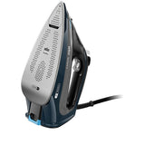 Fier de calcat Braun TexStyle 9 SI9682DB, 3200W, jet de abur 260g/min, abur variabil 0-60 g/min, talpa EloxalPlus, sistem ActiClean, rezervor 330 ml, tehnologie FreeGlide 3D, oprire automata, sistem antipicurare, negru/albastru