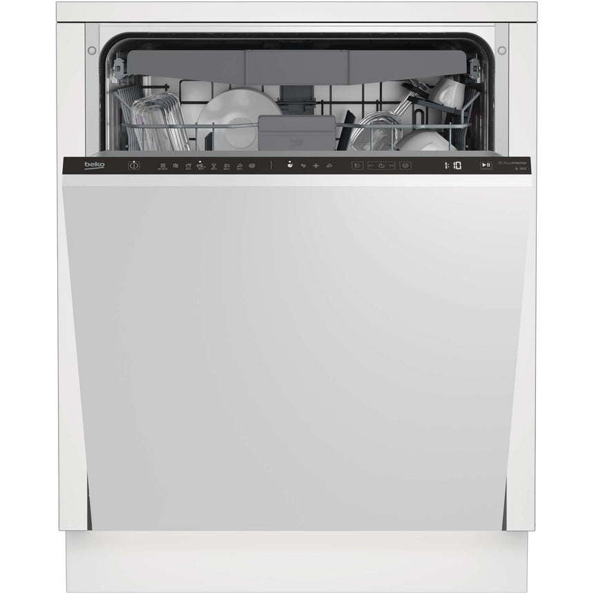 Masina de spalat vase incorporabila Beko BDIN38521Q, 15 seturi, 8 programe, Clasa E, HygieneShield, Motor ProSmart Inverter, Fast+, 60 cm