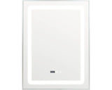 Oglinda baie cu rama, iluminare LED, dezaburire si functie Touch 60x80 cm IP44 80-9-3K