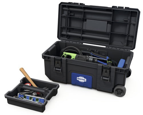 Cutie Plastic Pentru Scule Industrial Mobile Job 72,4x35x31,6 Cm, Cu Roti