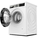 Masina de spalat cu incarcare frontala, Bosch, WGG14204BY, Seria 6, Clasa energetica A, 1200 rpm, Capacitate 9 kg, Afisaj Premium TouchControl, Alb