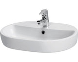 Lavoar (chiuveta baie) Cersanit K11-0099, 42 x 10.5 x 59.5 cm, compatibil cu blat Caspia 60
