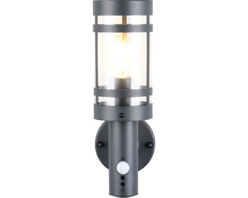 Aplica Paloma E27 Max. 1x28w, Senzor De Miscare, Pentru Exterior Ip44, Antracit