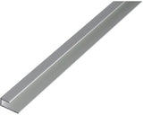 Profil Aluminiu Tip U Alberts 20x9x6x1, 5 Mm, Laturi Inegale, Lungime 2m, Eloxat