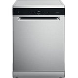 Masina de spalat vase WHIRLPOOL WFC 3C26 P X, 8 programe, 14 seturi, 6th Sense, 60 cm, Clasa E, argintiu
