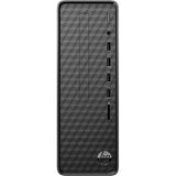 Sistem Desktop PC HP Slim Desktop S01-pF2005nq, Intel Core i3-10105 pana la 4.4GHz, 16GB, 2TB, Intel UHD Graphics 630, Windows 11 Home, Negru