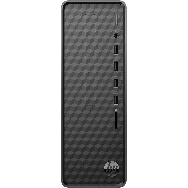 Sistem Desktop PC HP Slim Desktop S01-pF2005nq, Intel Core i3-10105 pana la 4.4GHz, 16GB, 2TB, Intel UHD Graphics 630, Windows 11 Home, Negru