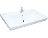Lavoar Roca Caserta, 80 cm, Alb