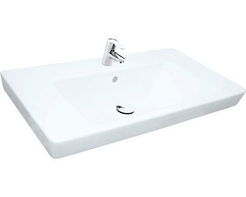 Lavoar Roca Caserta, 80 cm, Alb