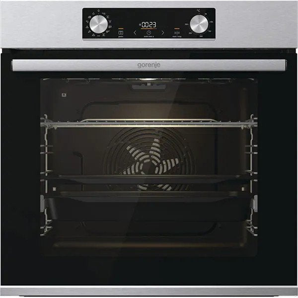 Cuptor incorporabil, Gorenje, curatare pirolitica, 77L, clasa energetica A+, Inox