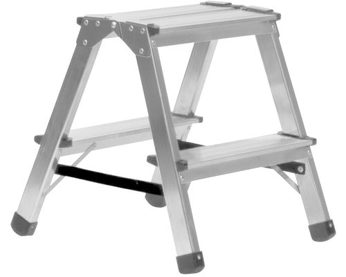 Scara Dubla Din Aluminiu Kaiserthal 2x2 Trepte Max. 150kg