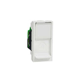 Priza de date UTP CAT6 RJ45 alba, 1M, 10A, New Unica