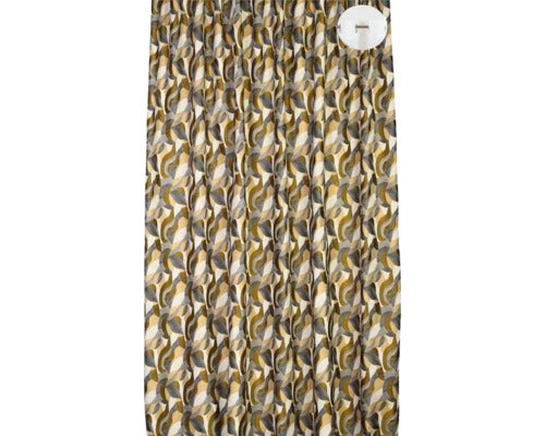 Draperie Cu Inele Salamanca Galben Mustar 135x260 Cm
