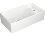 Lavoar de dimensiuni mici Jungborn Nove, baterie pe dreapta, 25x46 cm, alb lucios