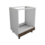 Corp Cuptor haaus Karo, Stejar Bronz/Alb, 60 x 50 x 80 cm