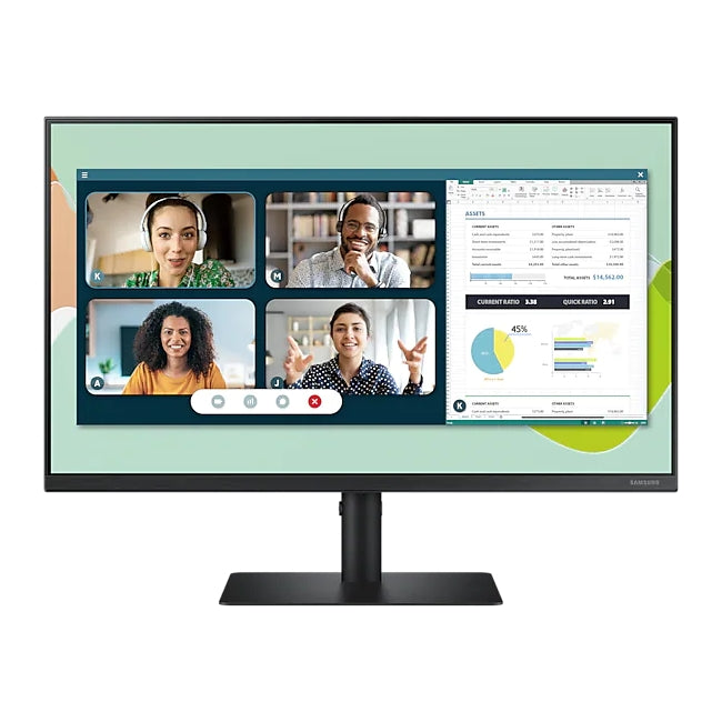 Monitor LED IPS Samsung 24'', Full HD, 75Hz, 5ms, VGA, HDMI, Display Port, USB, Pivot, LS24A400VEUXEN