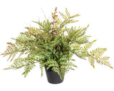 Planta Artificiala Tufa Iarba Feriga In Ghiveci H 40 Cm Verde