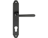 Manere Cu Sild Usa Intrare Verofer Wien 90/240 Mm, Pentru Cilindru, Negru Mat
