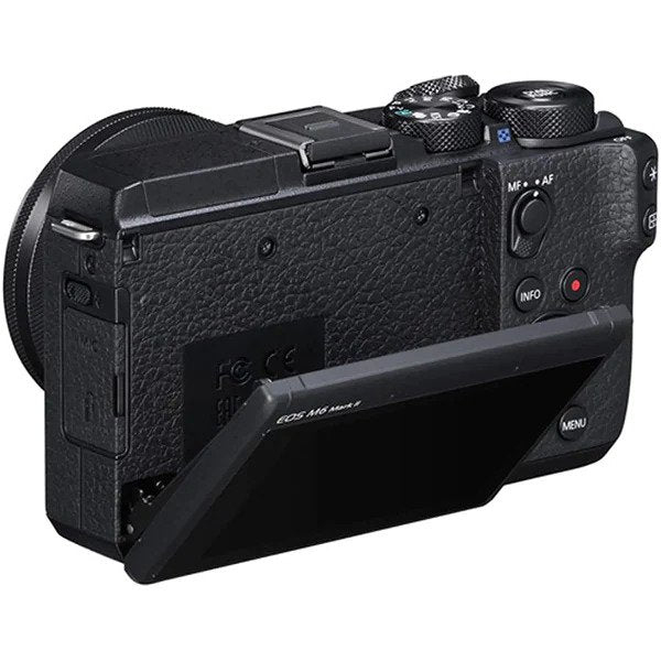 Aparat foto Mirrorless Canon EOS M6 II, 32.5 MP, 4K, Body, Negru