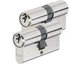 Cilindri De Siguranta Dubli Abus E50n 30/30 Mm, Pachet 2 Bucati, 4 Chei