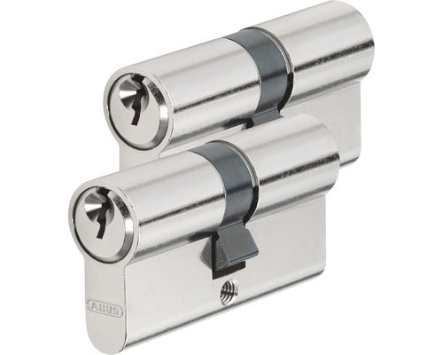 Cilindri De Siguranta Dubli Abus E50n 30/30 Mm, Pachet 2 Bucati, 4 Chei