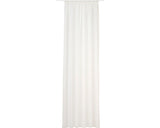 Perdea Cu Inele Voile, Voal Ignifugat, Uni Bej 300x245 Cm