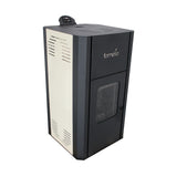 Termosemineu pe peleti Fornello Primo Pellet Ivory 30 kw, complet echipat cu pompa de circulatie, vas expansiune, supapa de siguranta, buncar de peleti 30 kg, automatizare, culoare ivory, pana la 200 mp
