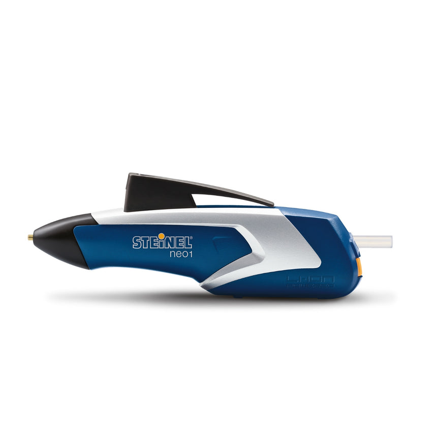 Pistol de lipit Steinel Neo 1 cu acumulator 3.6 V, 170 °C, include 3 batoane lipici (albastru)