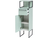 Dulap Baie Midi Asezat Limone U300, 1 Usa 1 Sertar, PAL, 112,5x33 cm, Verde Menta