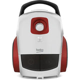 Aspirator cu sac BEKO VCC44824AW, 4l, 800W, 72dB, Alb-Rosu