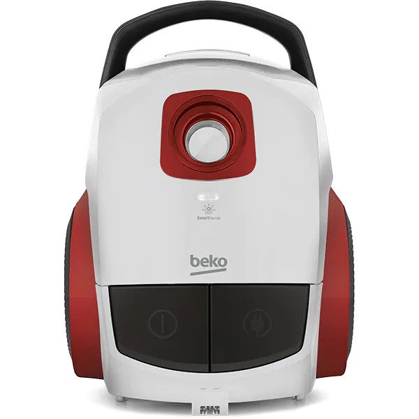 Aspirator cu sac BEKO VCC44824AW, 4l, 800W, 72dB, Alb-Rosu