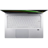 Laptop ACER Swift 3 SF314-43-R5DQ, AMD Ryzen 7 5700U pana la 4.3GHz, 14" Full HD, 16GB, SSD 512GB, AMD Radeon Graphics, Windows 10 Home, argintiu