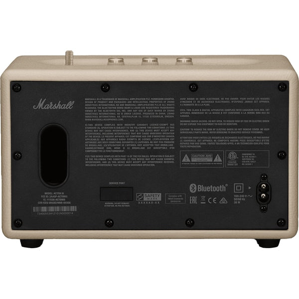 Boxa Marshall Acton III, 60W, Bluetooth, Crem