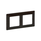 Cadru pentru intrerupatoare, Legrand, Plastic, 8.6x15.7cm, Negru