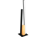 Veioza Cu Led Integrat Panagria 12w 1440 Lumeni, Negru/lemn