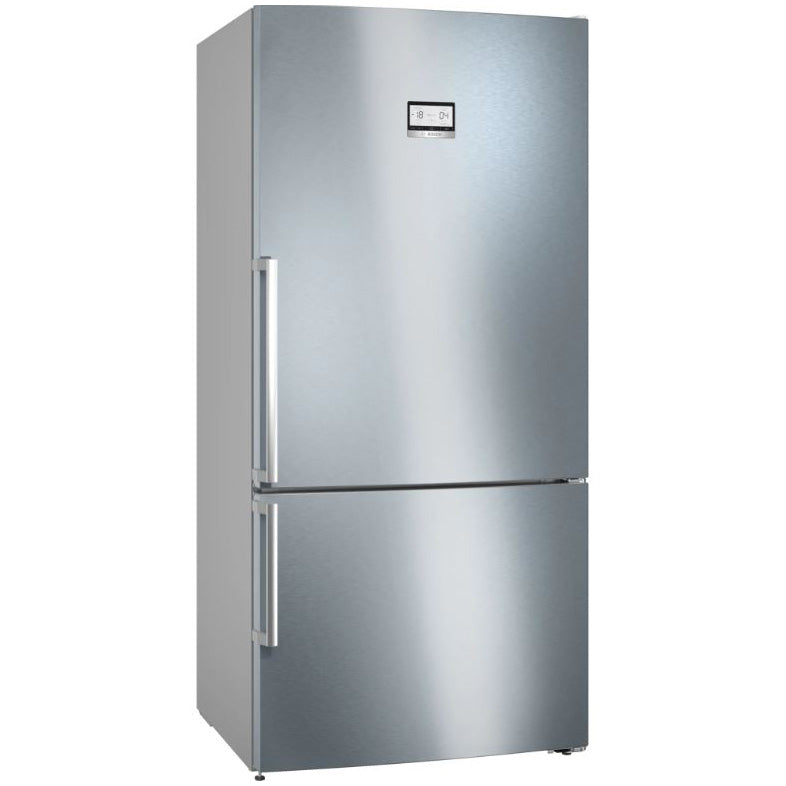 Combina frigorifica Bosch KGN86AIDR, 631 l, NoFrost, PerfectFit, Touch control, Super freeze, VitaFresh, Iluminare LED, Clasa D, H 186 cm, Inox Antiamprenta